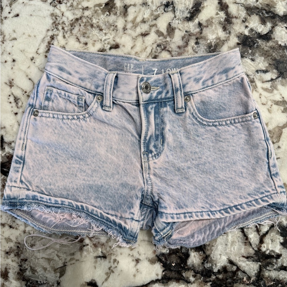 Gap Kids Light Pink and Denim Shorts